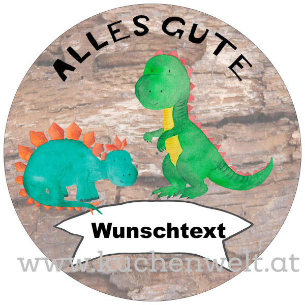 Ausdruck "Dino" mit Wunschtext